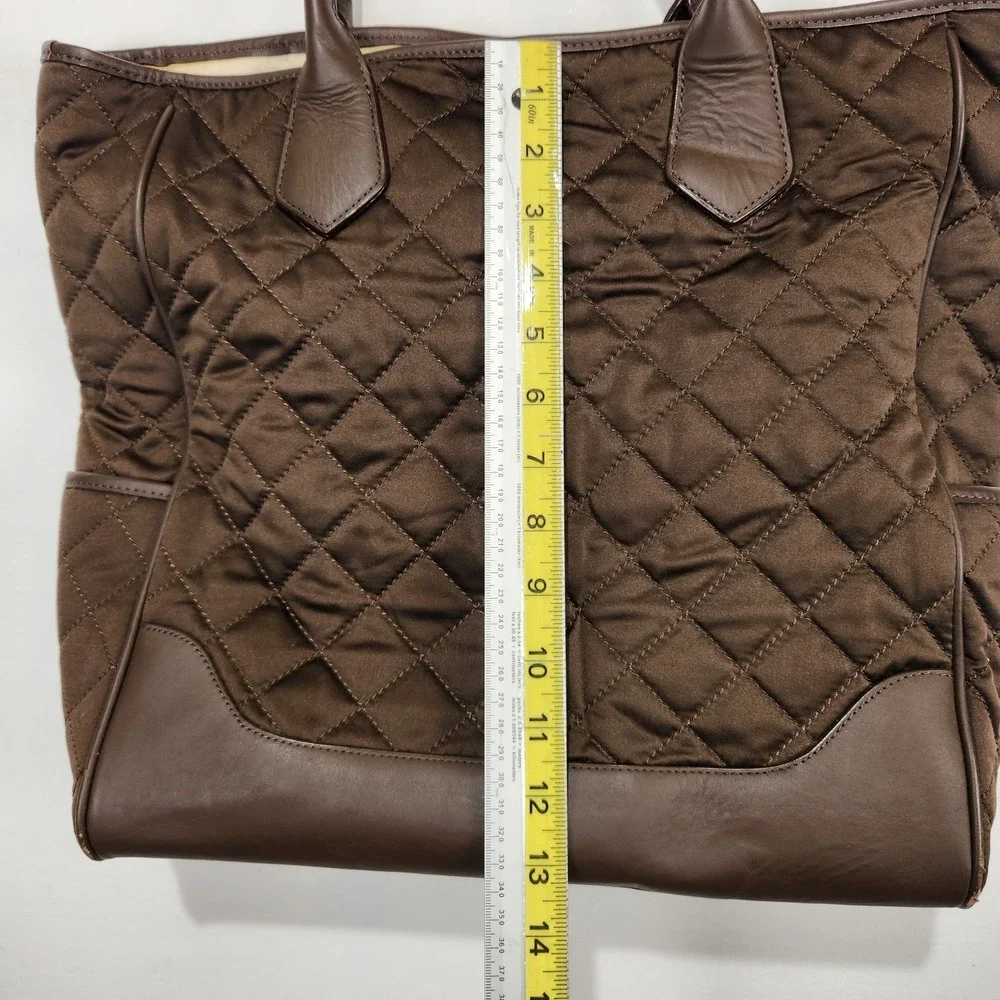 Pottery Barn Kids Brown Diaper Quilted Tote Basic‎ Bag
